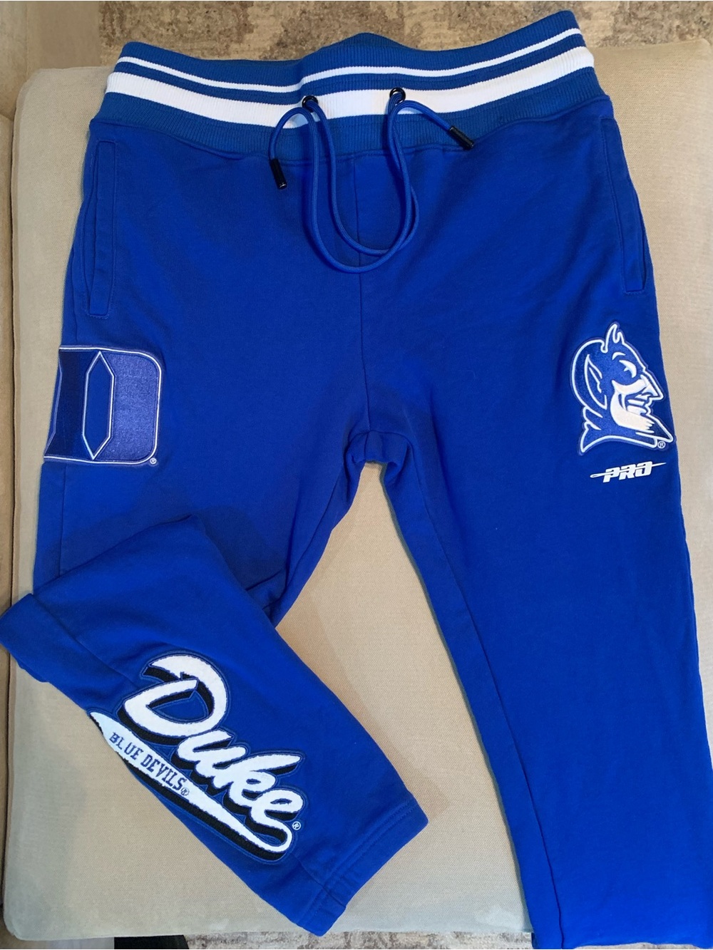 Duke University Pro Standard Sweatpants 
Size: Large